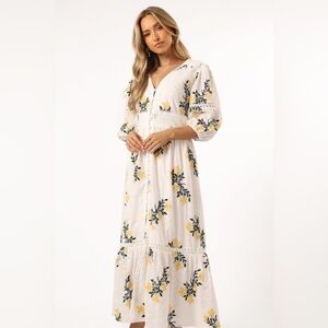 Petal & Pup Christie Maxi Dress Size M